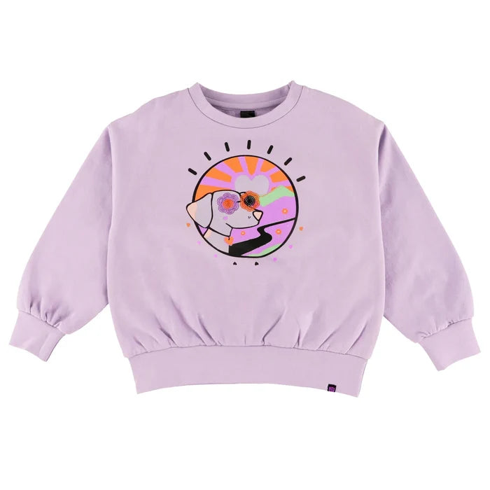 Lilac Dog Sweatshirt