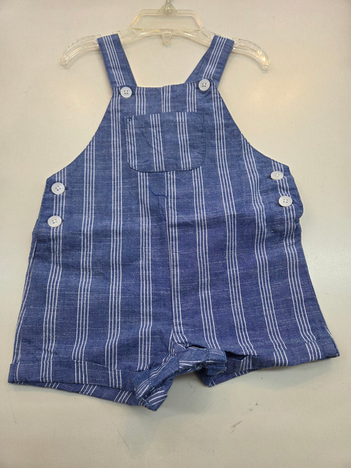 Linen Stripe Overall