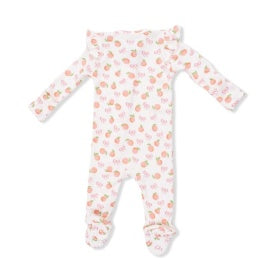 Little Peaches 2-way Zipper Ruffle Footie