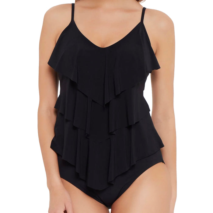 Magicsuit Rita Tankini Top 6006044 Black Front