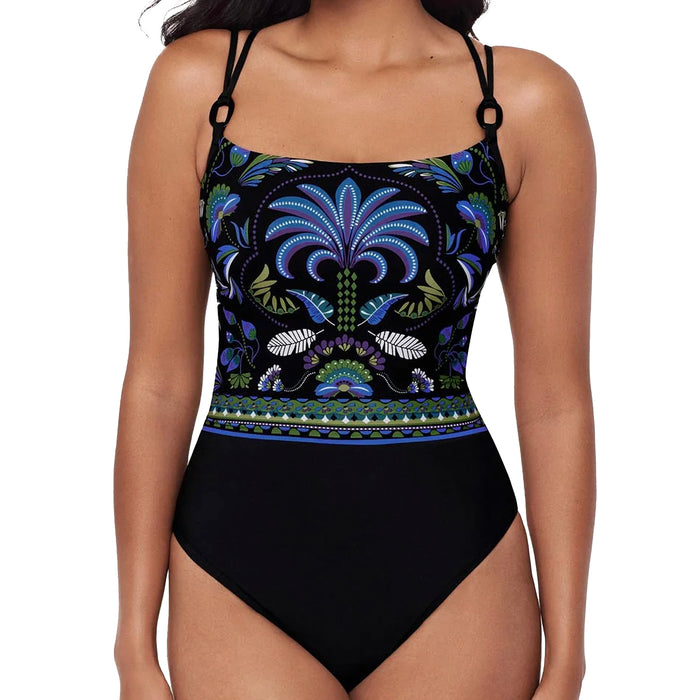 Magicsuit Taj Mahal Georgie One-Piece Swimsuit 6660539 Black Multi Front