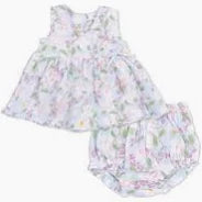 Magnolias Kimono Dress + Bloomer