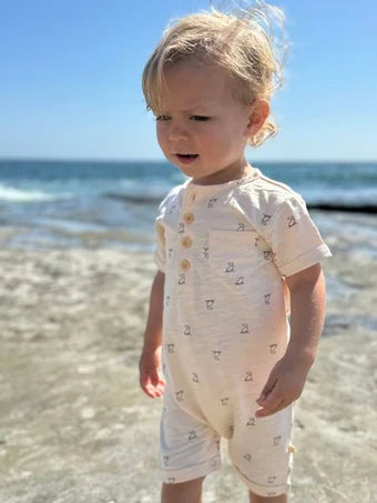 Martindale-Puppy Henley Romper