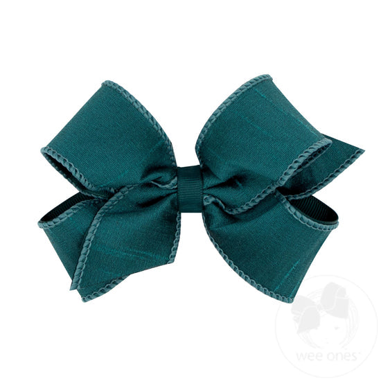 Medium Dupioni Silk Edged Bow