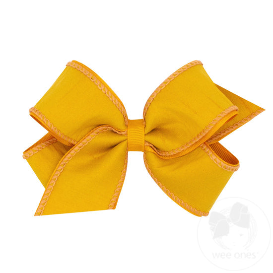 Medium Dupioni Silk Edged Bow