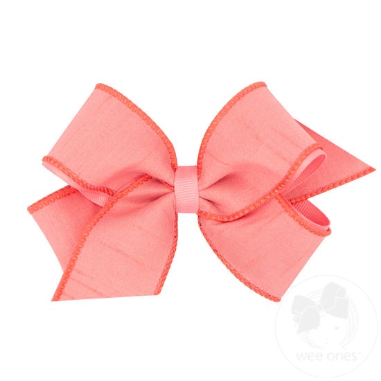 Medium Dupioni Silk Edged Bow