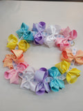 Medium Iridescent Shimmer Overlay Bow