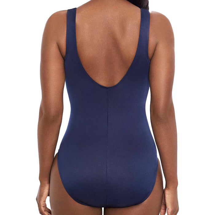 Miraclesuit Avra One-Piece DD Cup 6566440DD Midnight Blue Back