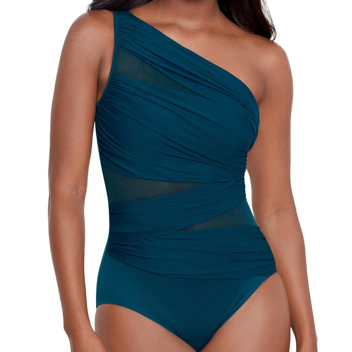 Miraclesuit Network Jena One‑Piece Bathing Suit 6516615 Nova Green Front