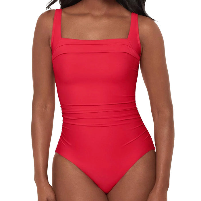 Miraclesuit Polaris One-Piece Swimsuit 6567394 Poppy Front