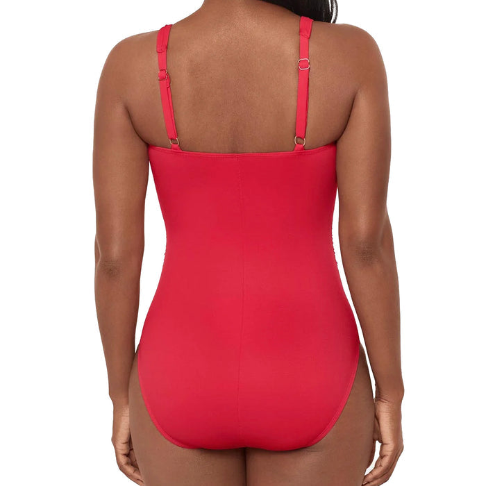 Miraclesuit Polaris One-Piece Swimsuit 6567394 Poppy Back