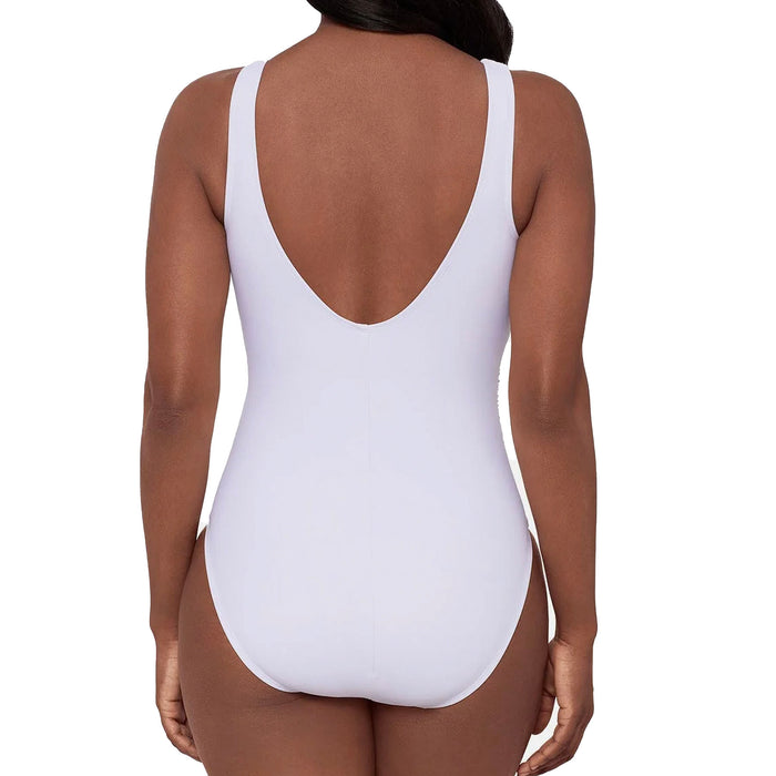 Miraclesuit Swizzle One-Piece Swimsuit 6566197 White Back