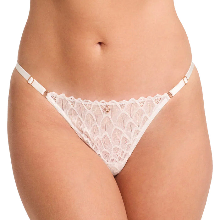 Montelle Lacy Thong 9344 Chantilly Front