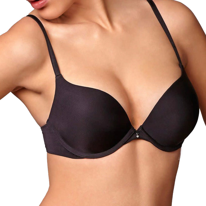 Montelle Prodigy Ultimate Push Up Bra 9015 Black Front