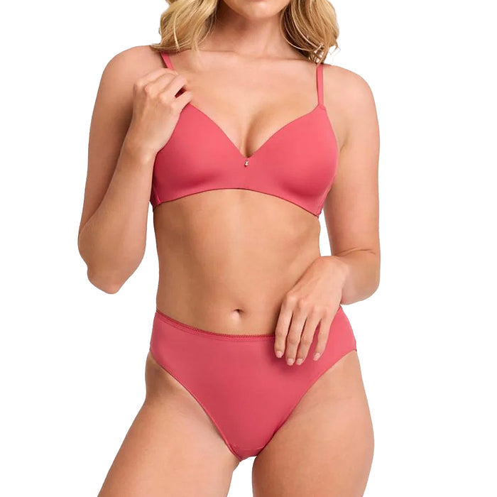Montelle Wire Free T-Shirt Bra 9317 Spiced Coral Set