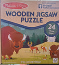 National Parks-Yellowstone 24 pc. Wooden Jigsaw Puzzle