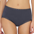 Natori Bliss Cotton Full Brief Panty 755058 Ash Navy Front
