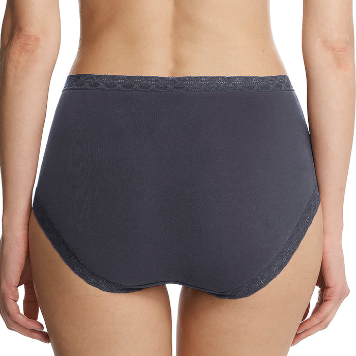 Natori Bliss Cotton Full Brief Panty 755058 Ash Navy Back