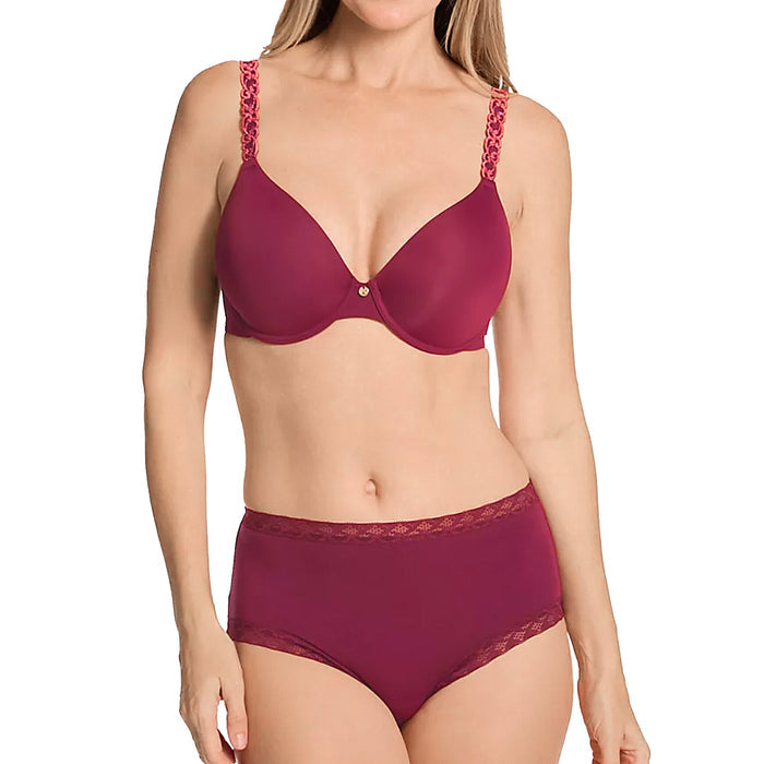 Natori Bliss Cotton Full Brief Panty 755058 Crushed Velvet Set