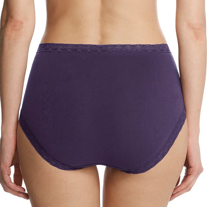 Natori Bliss Cotton Full Brief Panty 755058 Dark Wisteria Back