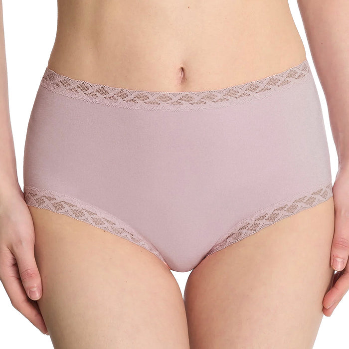 Natori Bliss Cotton Full Brief Panty 755058 Mulberry Front
