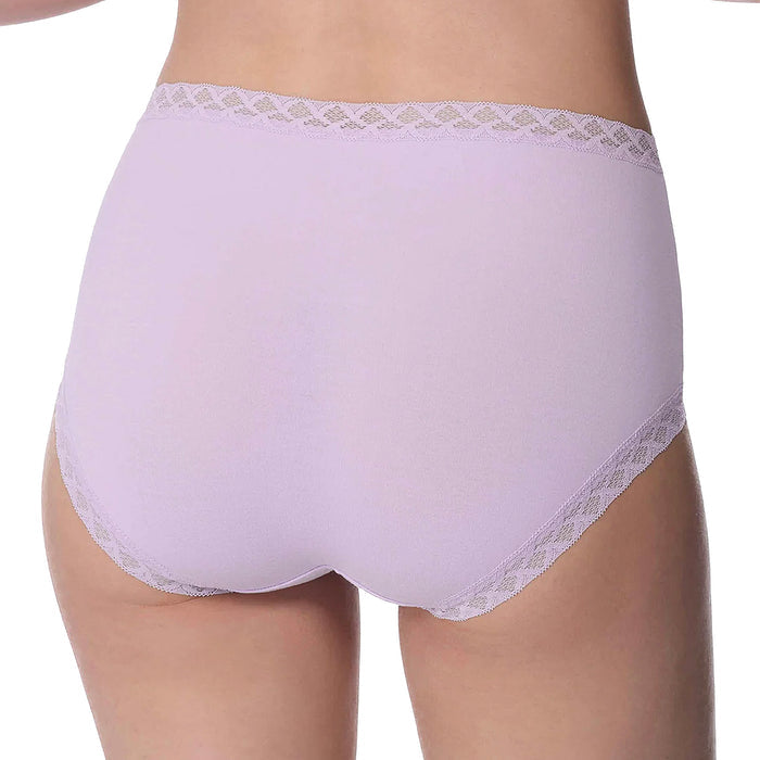 Natori Bliss Cotton Full Brief Panty 755058 Purple Pearl Back