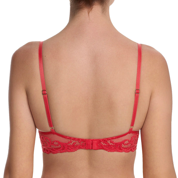 Natori Feathers Contour Plunge Bra 730023 Bonfire Back
