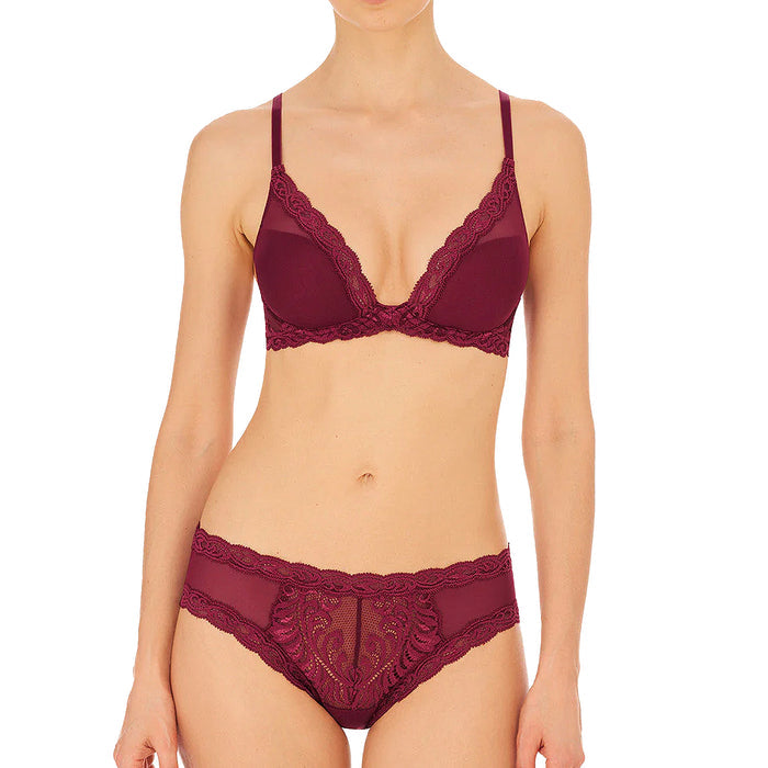 Natori Feathers Hipster Panty 753023 Crushed Velvet Set