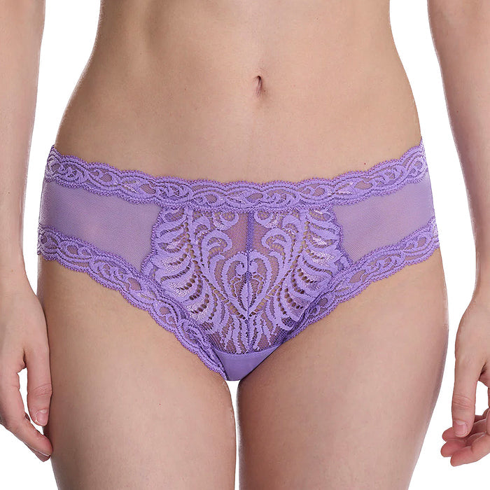Natori Feathers Hipster Panty 753023 Violet Blue Front