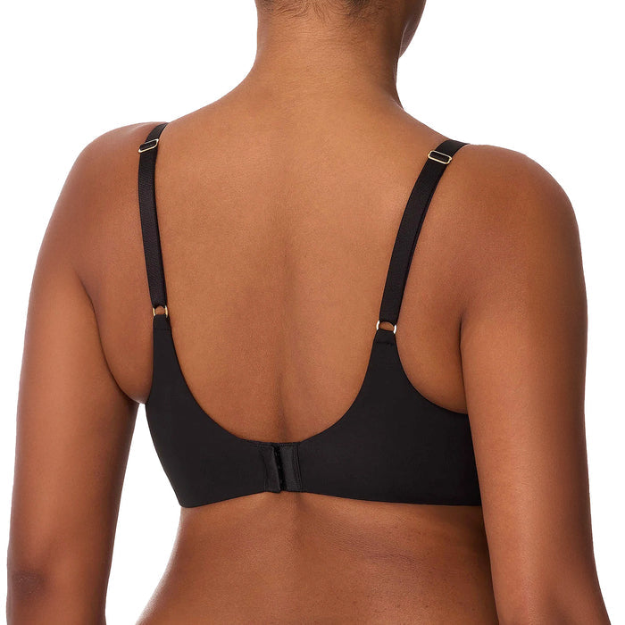 Natori Love Lace Full Coverage Plunge T-Shirt Bra 731351 Black Back