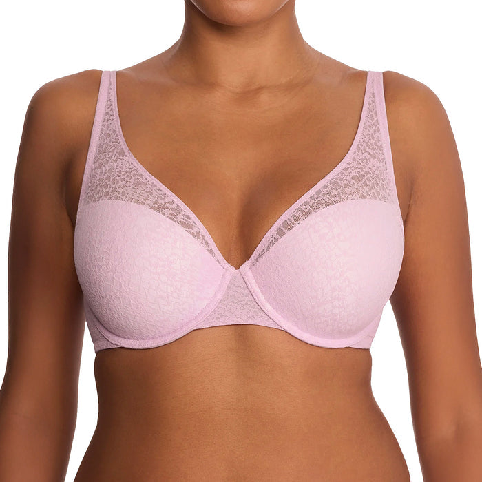 Natori Pretty Smooth Full Fit Underwire Bra 731318 Pink Velvet Front