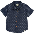 Navy Anchor Woven Shirt