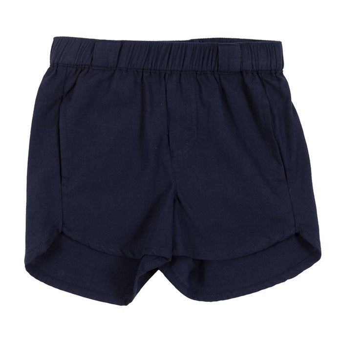 Navy Twill Shorts