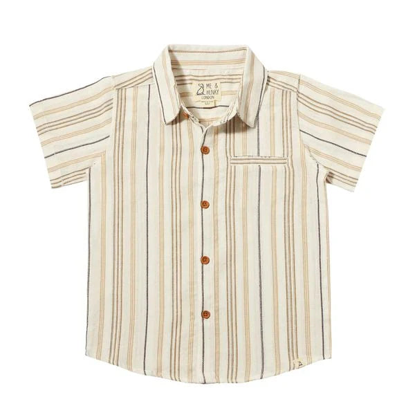 Newport-Beige/Brown/White Stripe