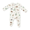 Northern Woodland Animals Zip Footie