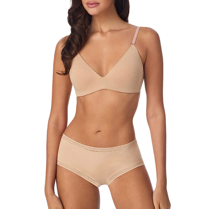 OnGossamer Cabana Cotton Wire Free Push Up Bra G9465 - Champagne