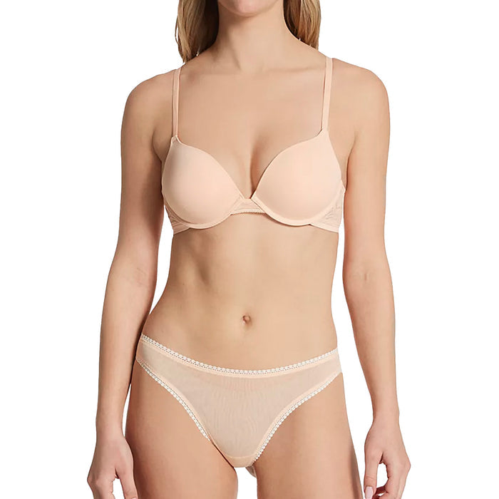 OnGossamer Mesh Hip G Thong 3512 Champagne Set