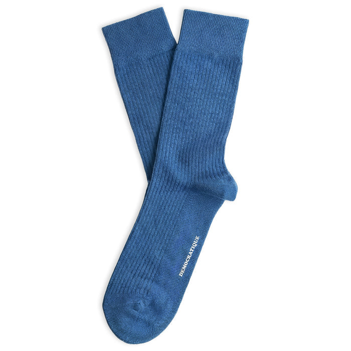 Originals Fine Rib Socks Henri Blue