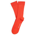 Originals Fine Rib Socks Okker Orange - Democratique Socks