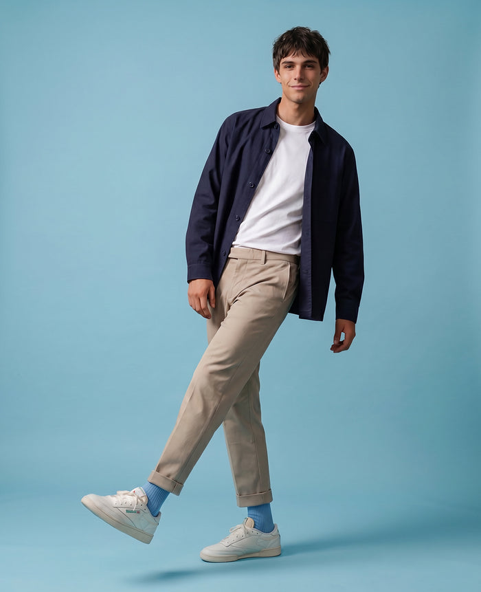 Originals Fine Rib Socks Palm Springs Blue