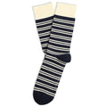 Originals Ultralight Power Stripes Navy / Off White - Democratique Socks