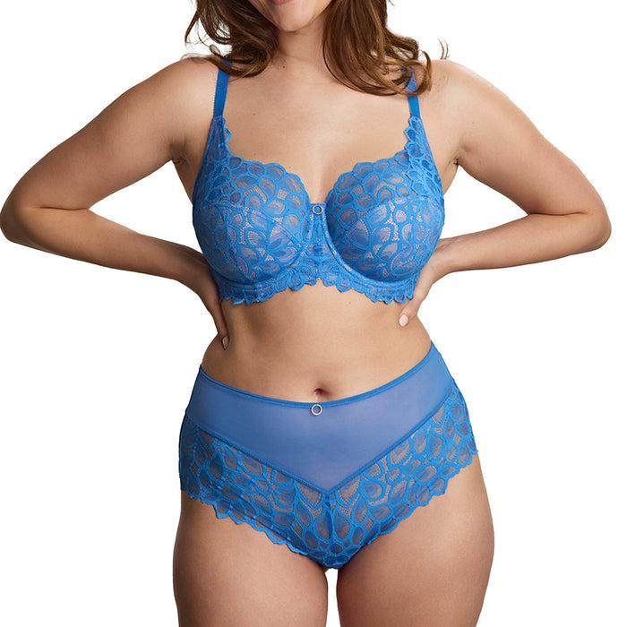 Panache Allure Deep Brief 10764 Azure Blue Set