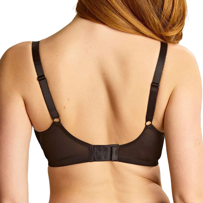 Panache Allure Demi Plunge Underwire Bra 10763 Black Latte Back
