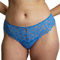 Panache Allure Thong 10769 Azure Blue Front