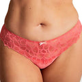 Panache Allure Thong 10769 Coral Front