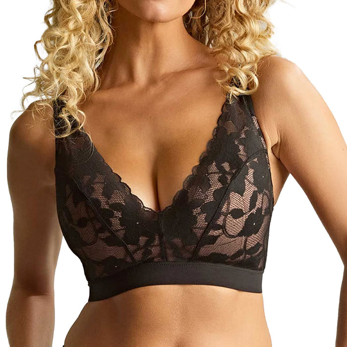 Panache Amour Non-Wired Bra 11145 Black Pecan Front
