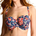 Panache Ashley Bandeau Bikini Top SW2063 Liliflora Front