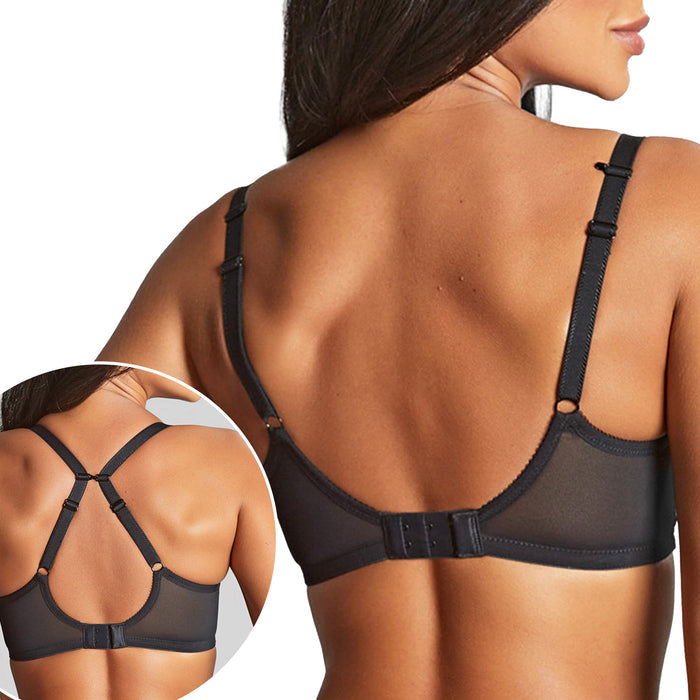 Panache Cari Moulded Spacer T-Shirt Bra 7961 Black Back