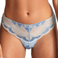Panache Clara Thong 7259 Dusky Blue Front