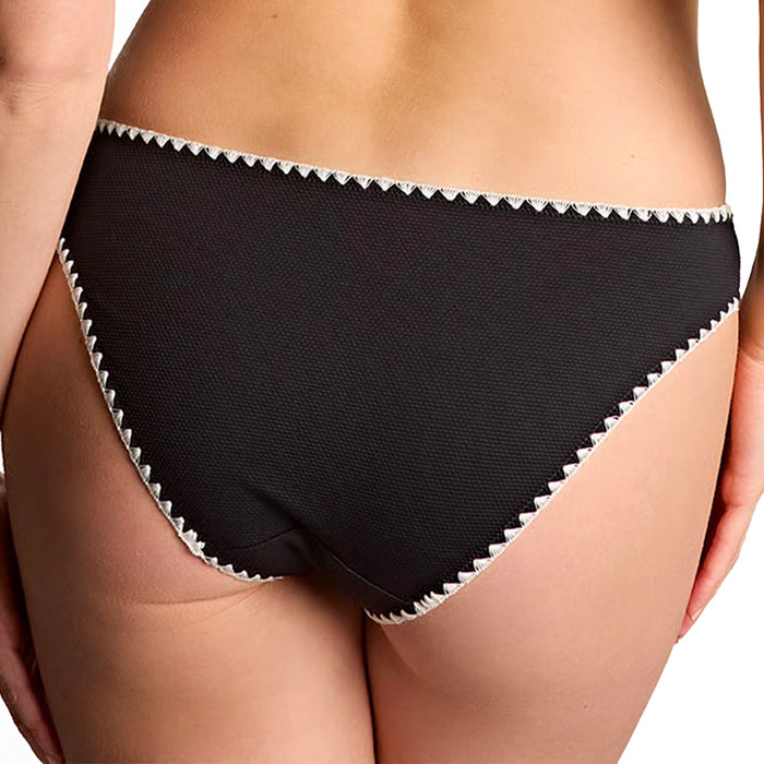 Panache Classic Bikini Bottom SW1726H Aurora Black White Back